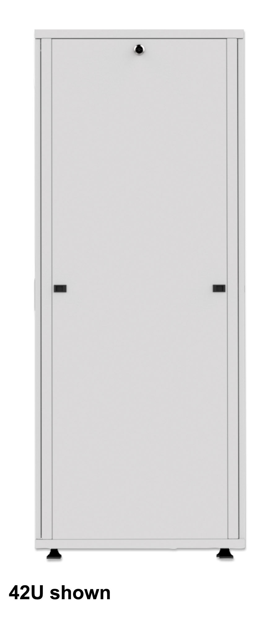 19" Server Cabinet, Basic Line, 42U, 1000 (D) x 600 (W) mm, Gray Image 4