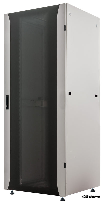 Premium 19" Network Cabinet, 22U, 800 (D) x 600 (W) x 1133 (H) mm, Gray Image 1
