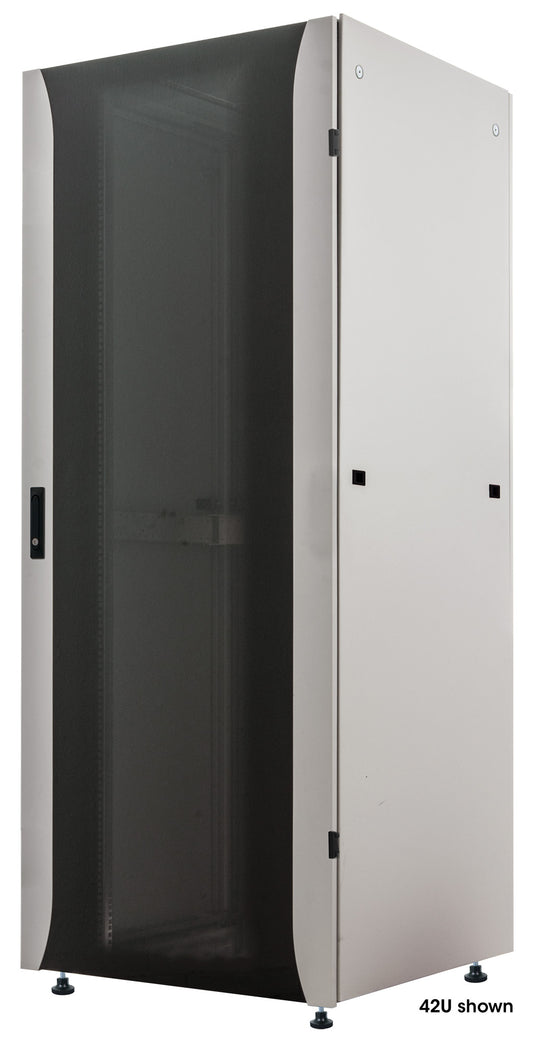 19" Network Cabinet, Premium Line, 32U, 800 (D) x 600 (W) mm, Gray Image 1