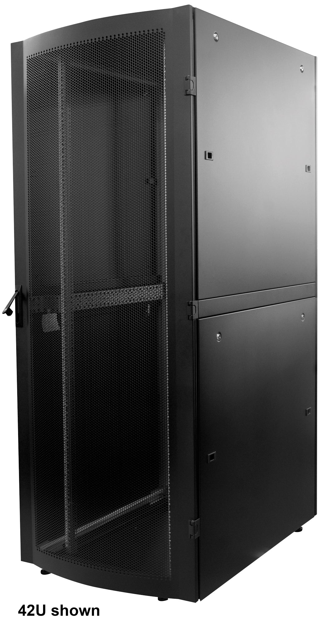 Premium 19" Server Cabinet, 26U, 1000 (D) x 600 (W) x 1322 (H) mm, Black Image 1