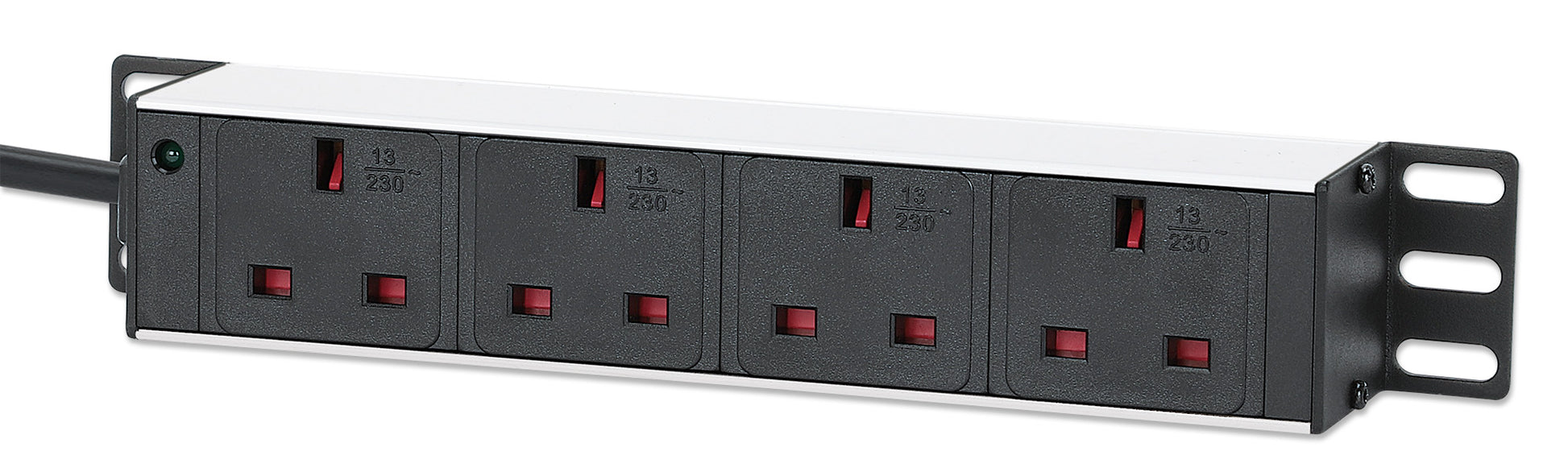 10" 1U Rack Mount 4-Output Power Distribution Unit (PDU) Image 1