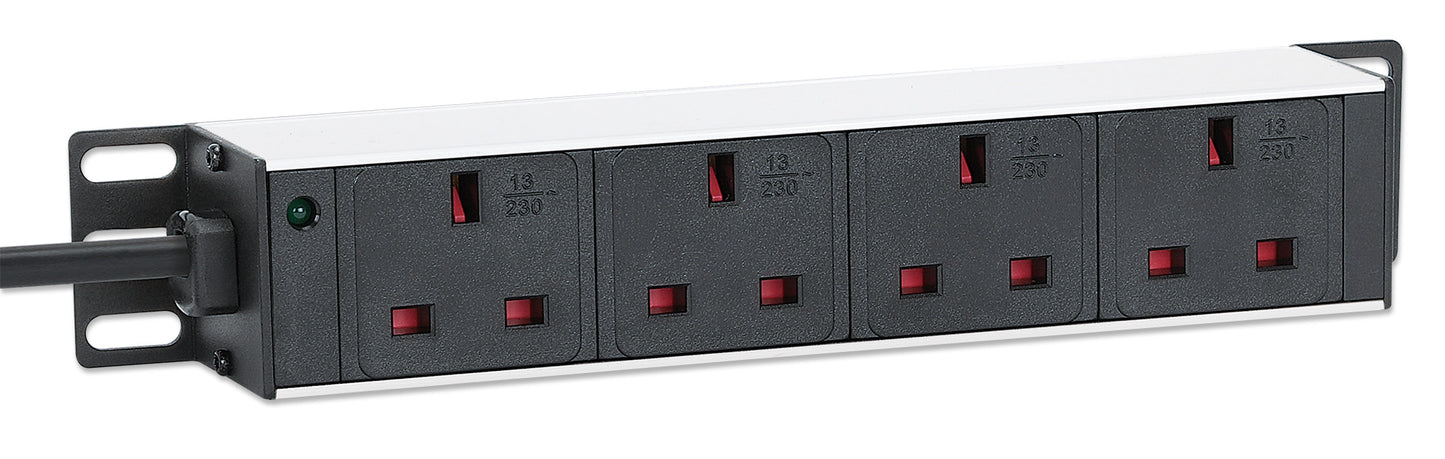 10" 1U Rack Mount 4-Output Power Distribution Unit (PDU) Image 3