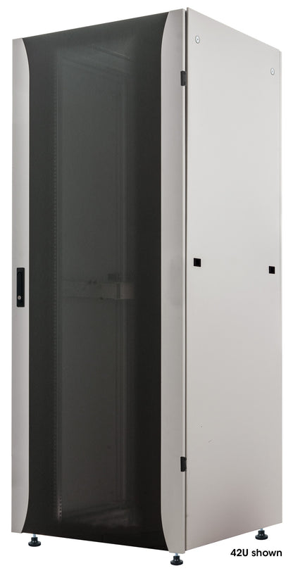 Premium 19" Network Cabinet, 22U, 800 (D) x 600 (W) x 1133 (H) mm, Gray Image 1