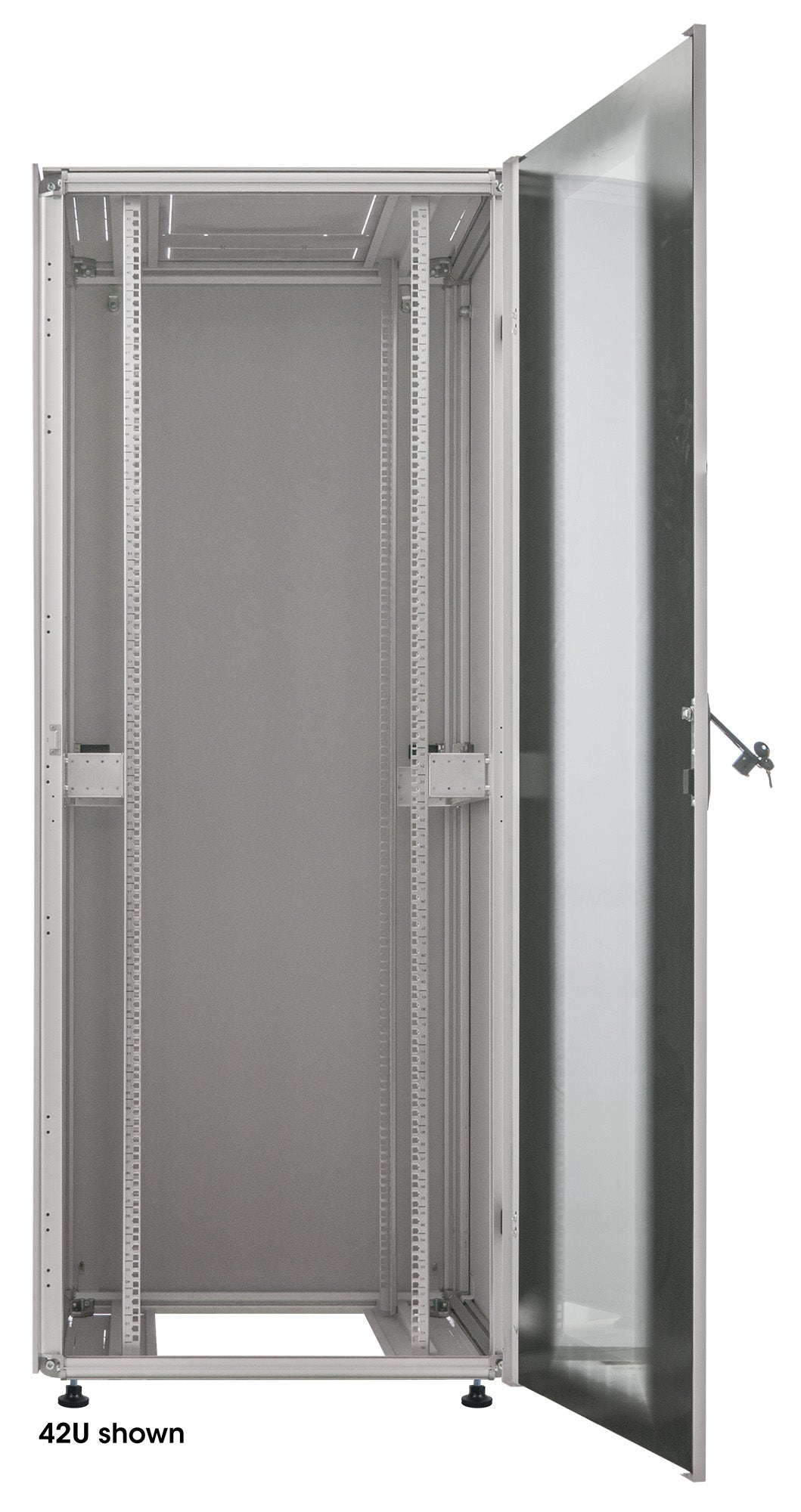 Premium 19" Network Cabinet, 22U, 800 (D) x 600 (W) x 1133 (H) mm, Gray Image 3