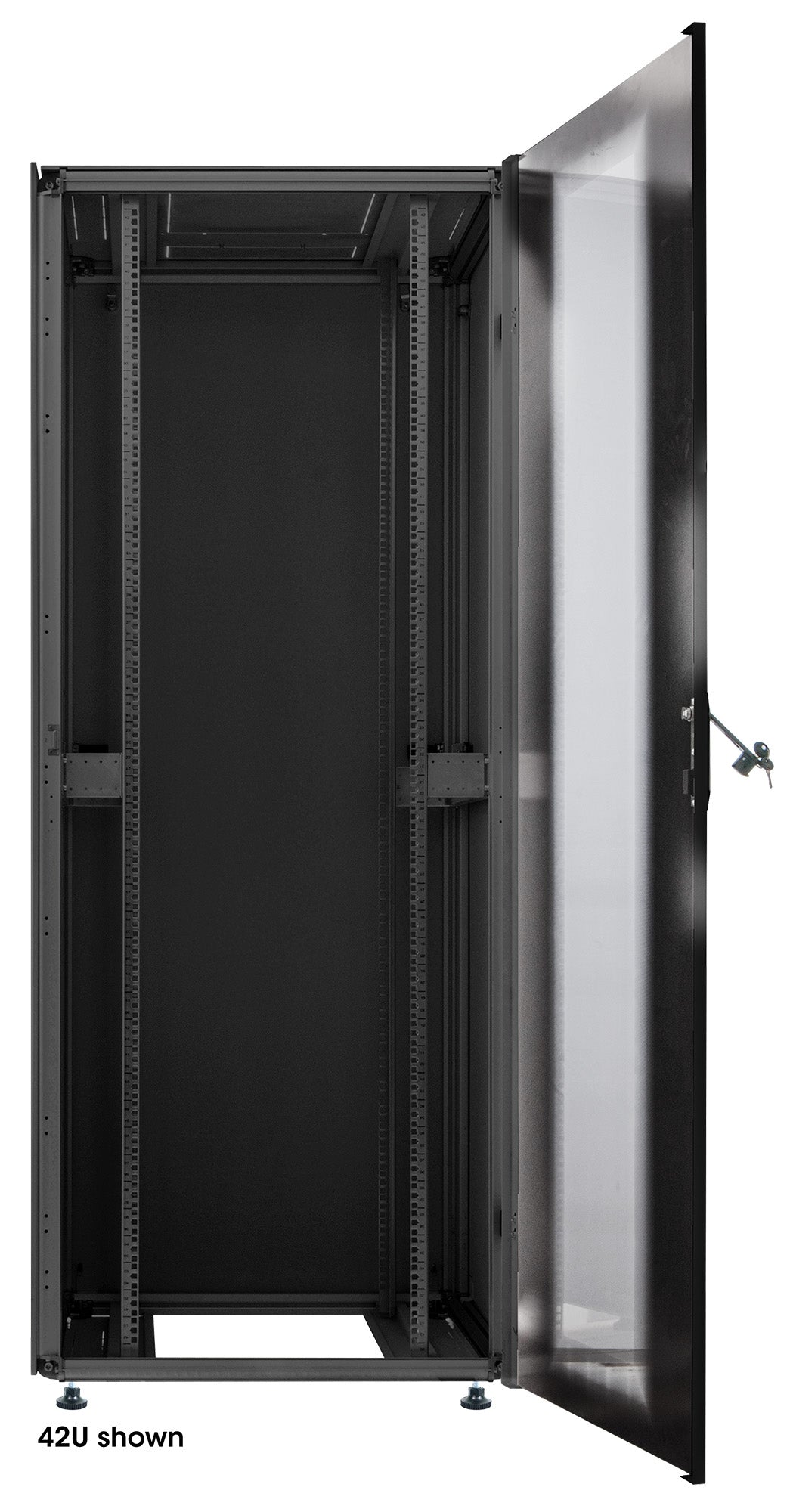 Premium 19" Network Cabinet, 32U, 800 (D) x 600 (W) x 1589 (H) mm, Black Image 3