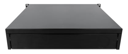 19" Storage Drawer Shelf, 2U, 466 mm Depth, Black Image 4