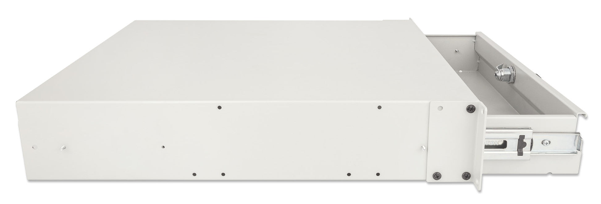 19" Storage Drawer Shelf, 2U, 466 mm Depth, Gray Image 5