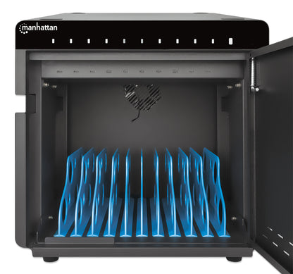 10-Port USB-C Desktop Charging Cabinet - 18W per Port Image 8