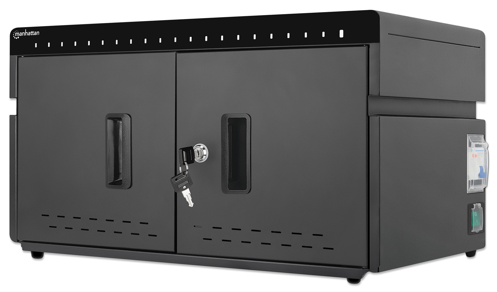 20-Port USB-C Desktop Charging Cabinet - 18W per Port Image 1