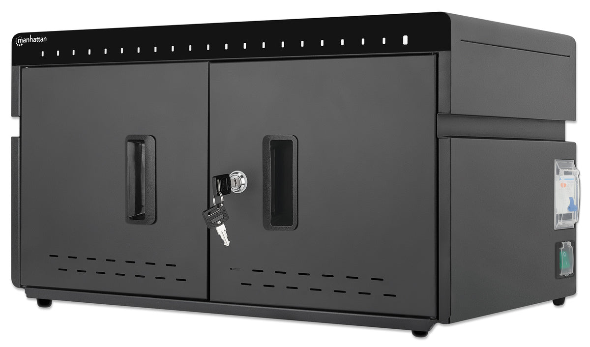 20-Port USB-C Desktop Charging Cabinet - 18W per Port Image 1
