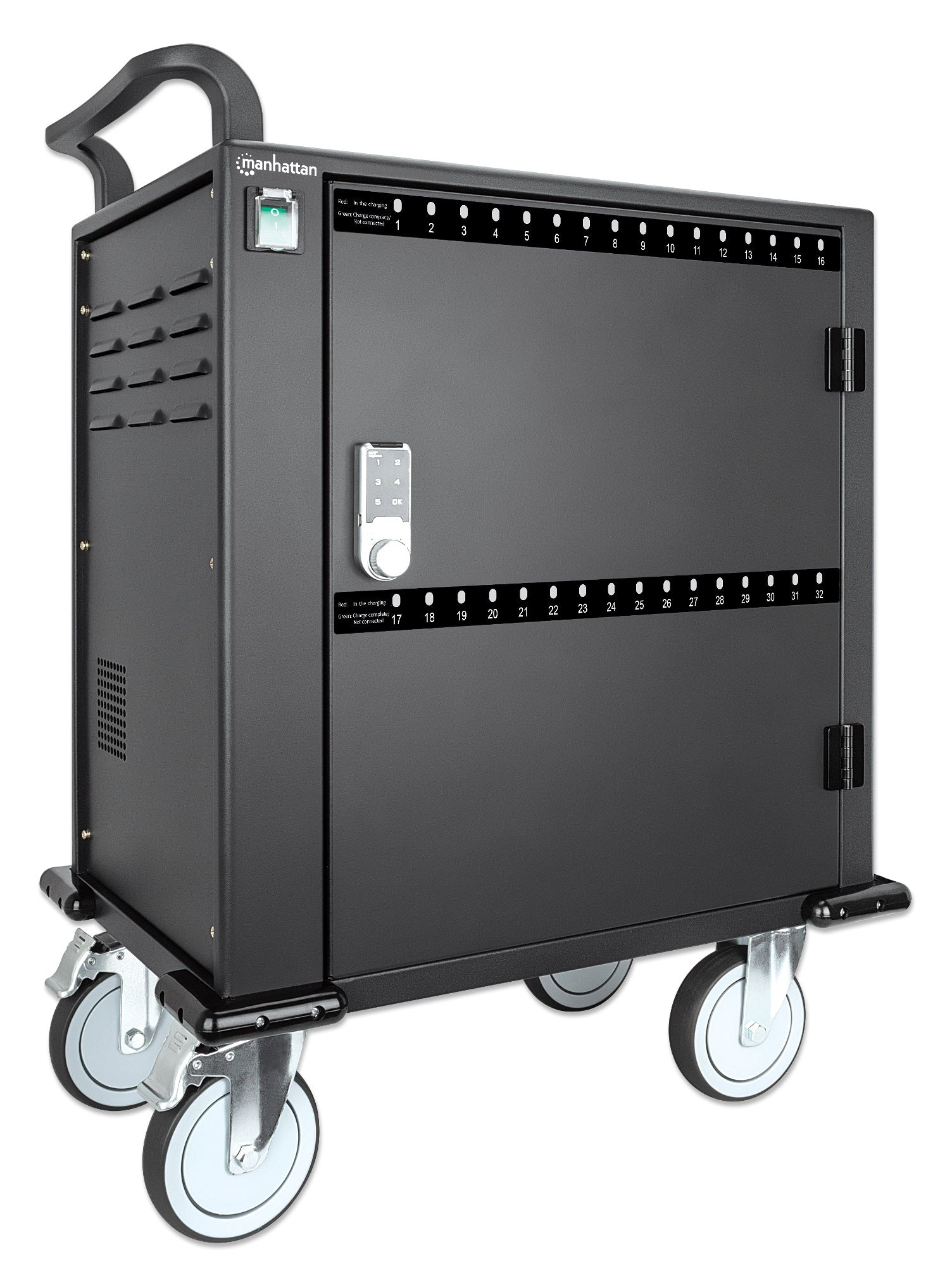32-Port USB-C Charging Cart - 18W per Port Image 3
