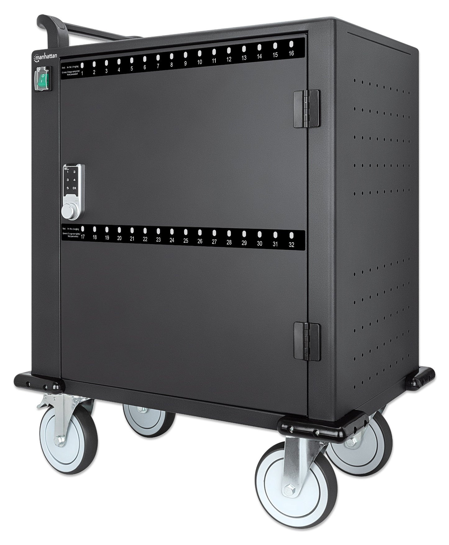 32-Port USB-C Charging Cart - 18W per Port Image 1