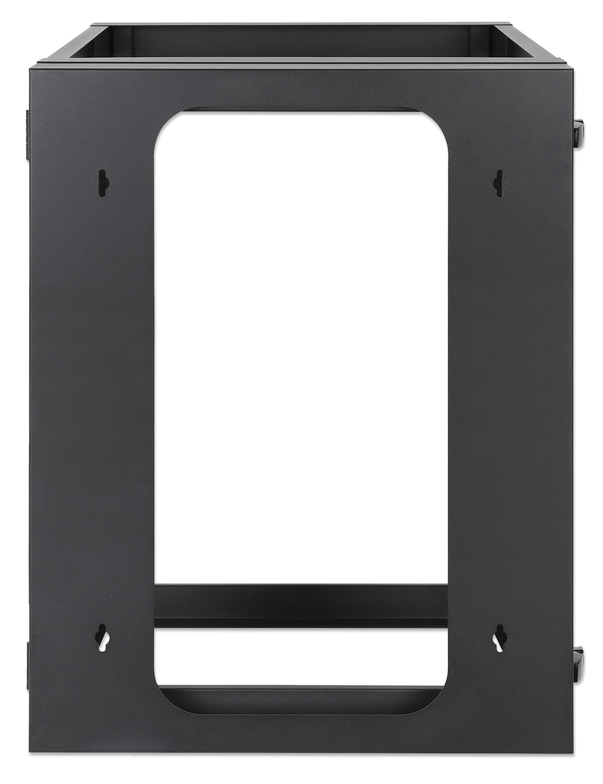 19" Wall Mount 4-Post Open Frame Network Rack, 12U Image 5