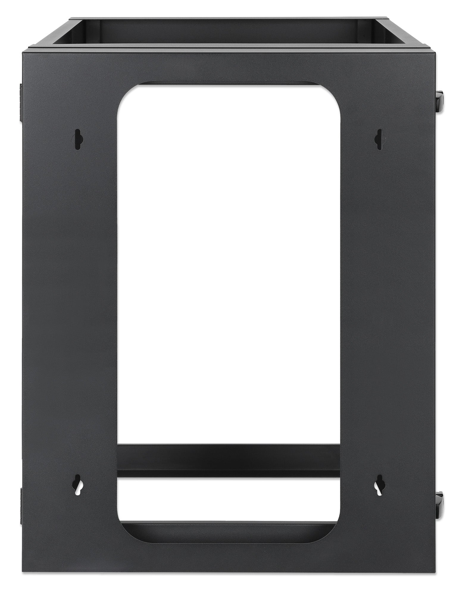 19" Wall Mount 4-Post Open Frame Network Rack, 12U Image 5