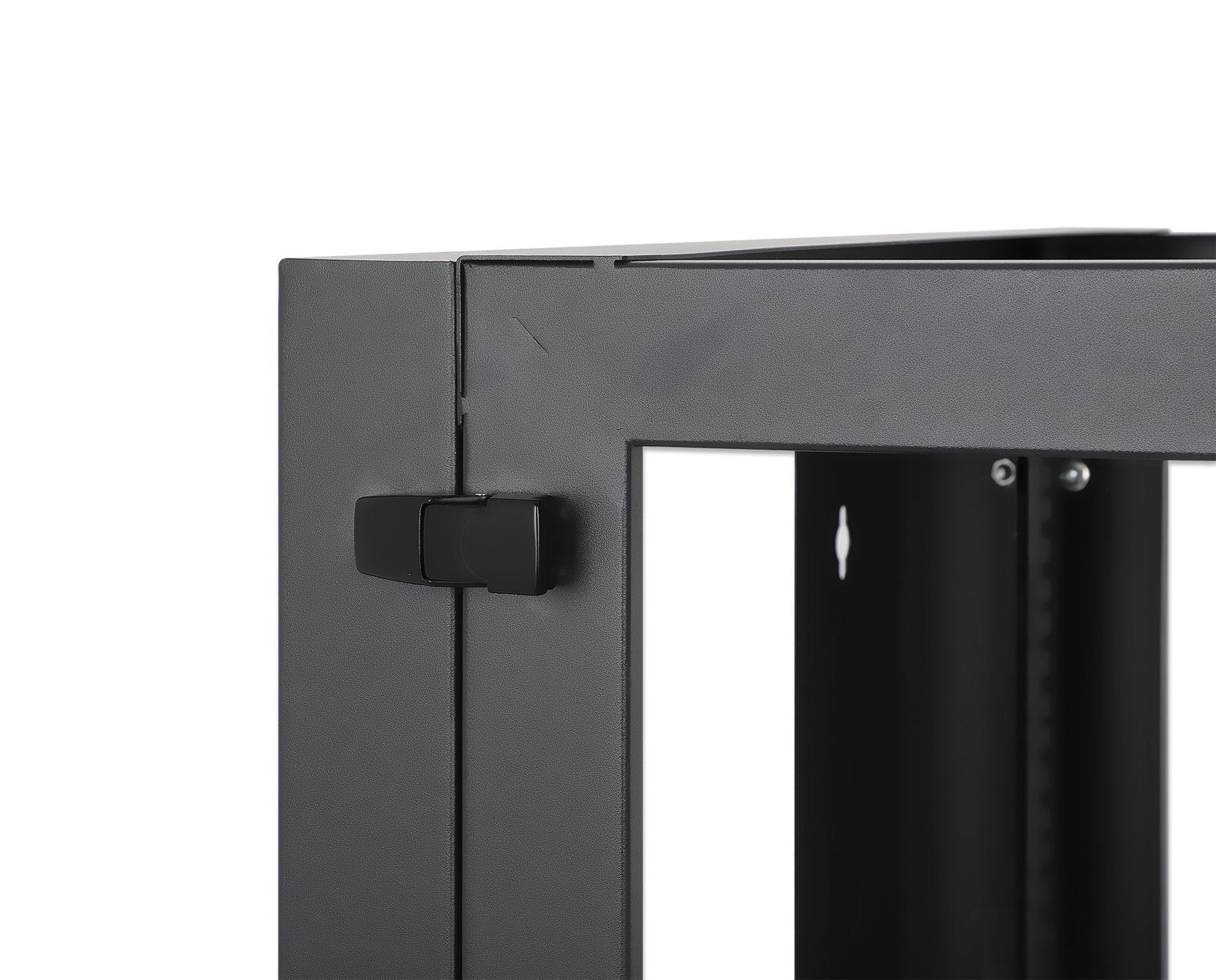 19" Wall Mount 4-Post Open Frame Network Rack, 12U Image 6