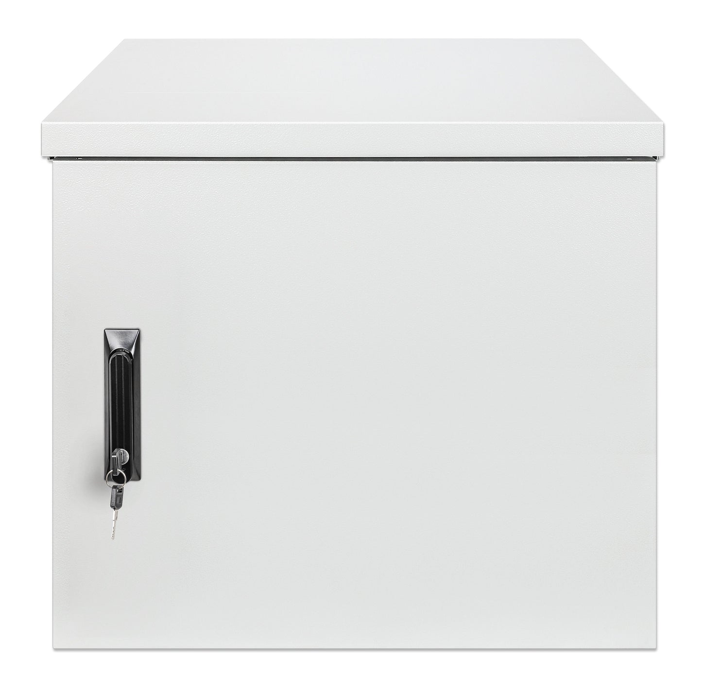 12U Industrial IP55 19" Wall Mount Cabinet with Integrated Fans, Gray Image 3