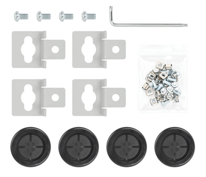 18U Industrial IP55 19" Wall Mount Cabinet with Integrated Fans, Gray Image 9