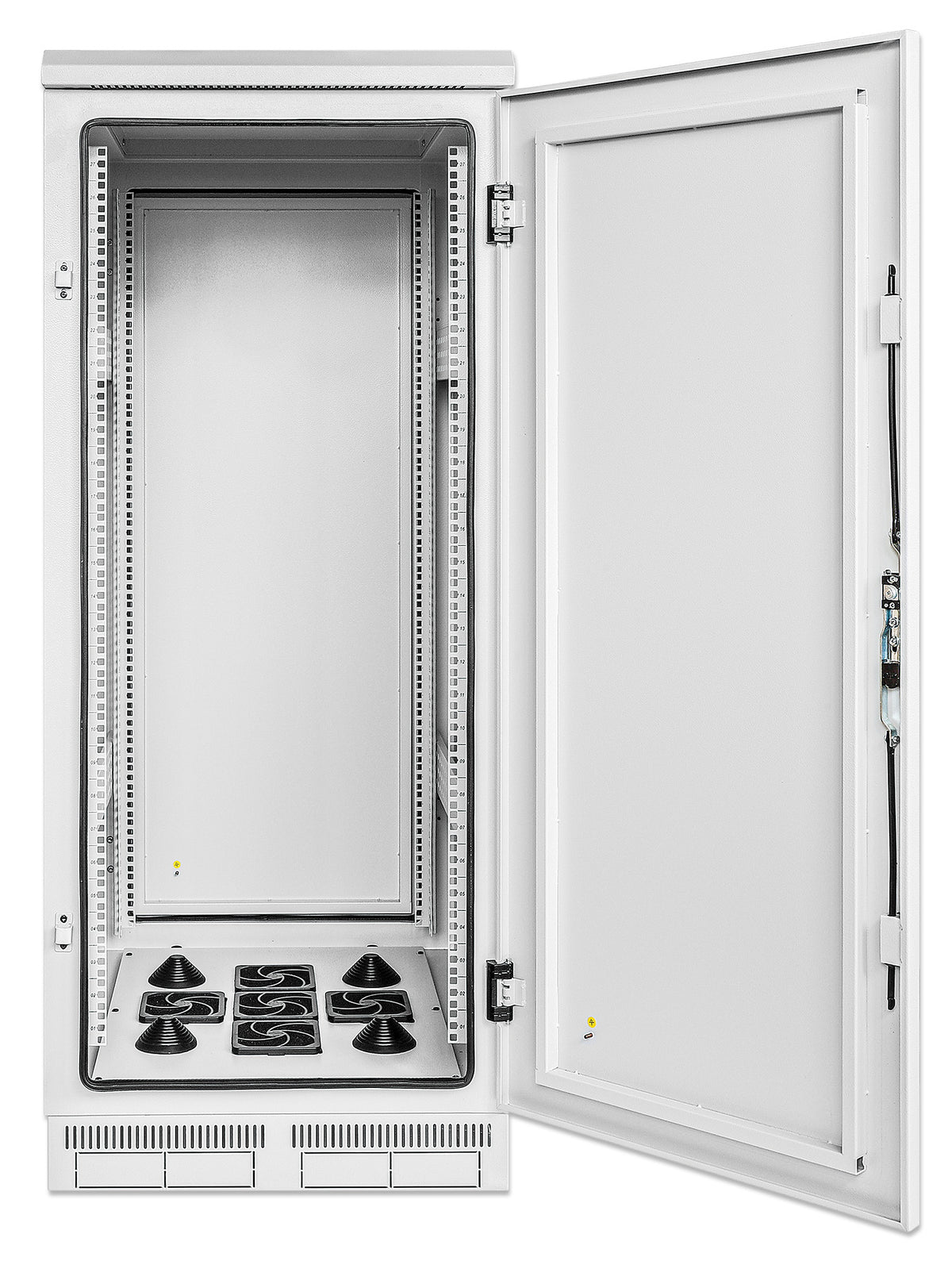 Industrial IP55 19" Network Cabinet with Integrated Fans, 27U Image 4