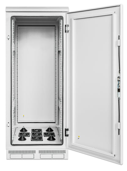 Industrial IP55 19" Network Cabinet with Integrated Fans, 27U Image 4