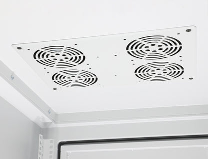 Industrial IP55 19" Network Cabinet with Integrated Fans, 27U Image 7
