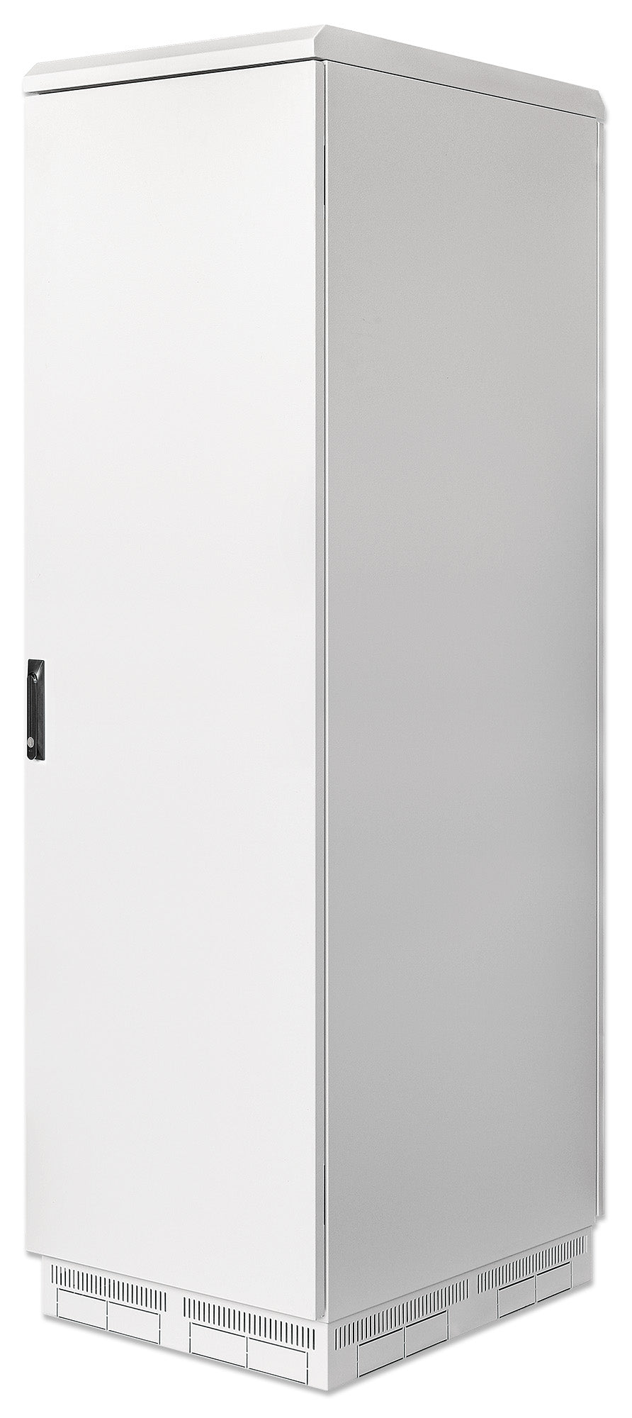 Industrial IP55 19" Network Cabinet with Integrated Fans, 42U, 800 (D) x 600 (W) mm, Gray Image 1