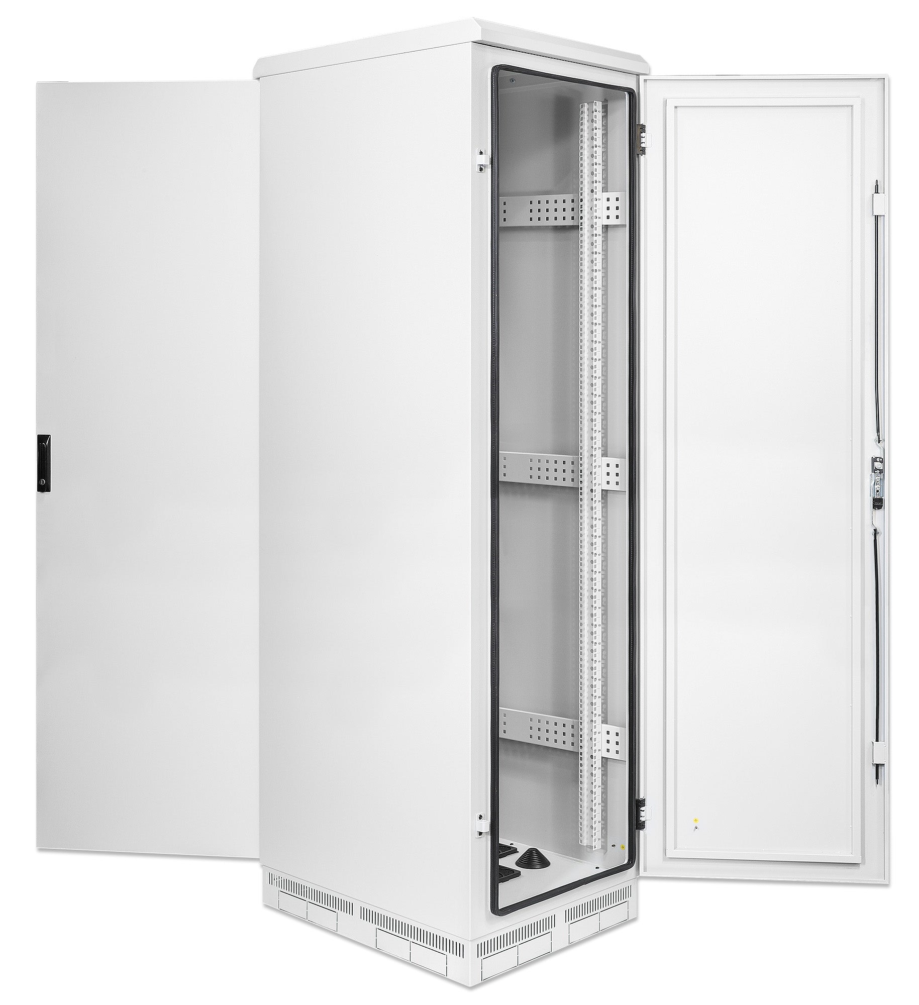 Industrial IP55 19" Network Cabinet with Integrated Fans, 42U, 800 (D) x 600 (W) mm, Gray Image 5