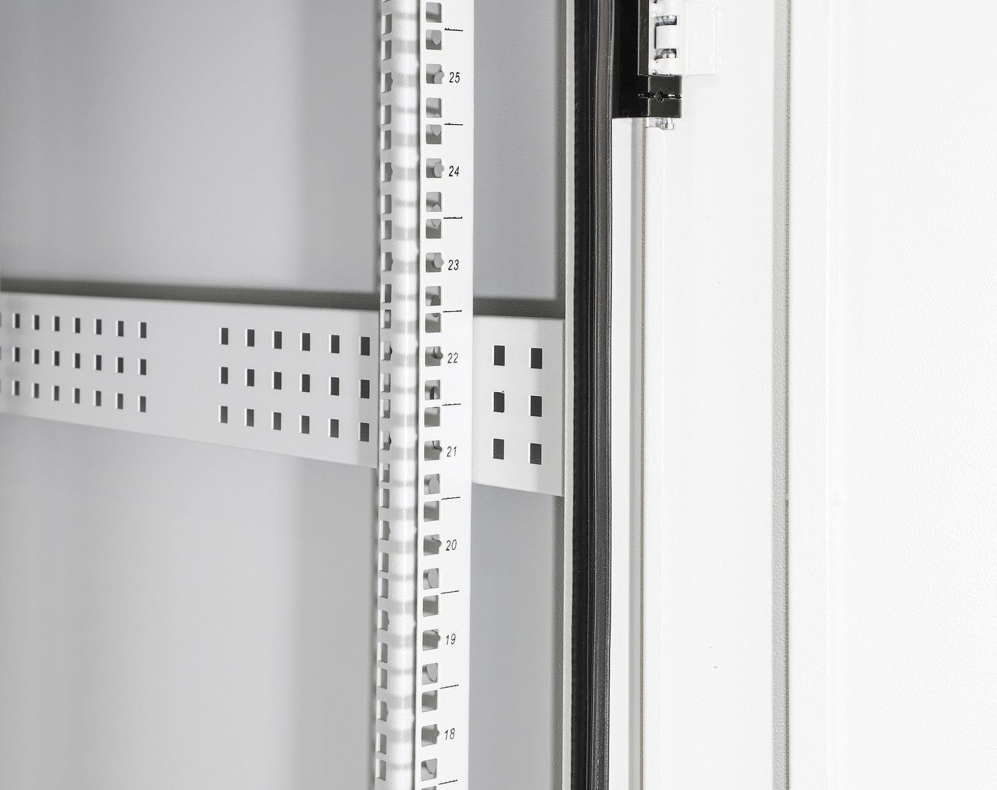 Industrial IP55 19" Network Cabinet with Integrated Fans, 42U, 800 (D) x 600 (W) mm, Gray Image 6