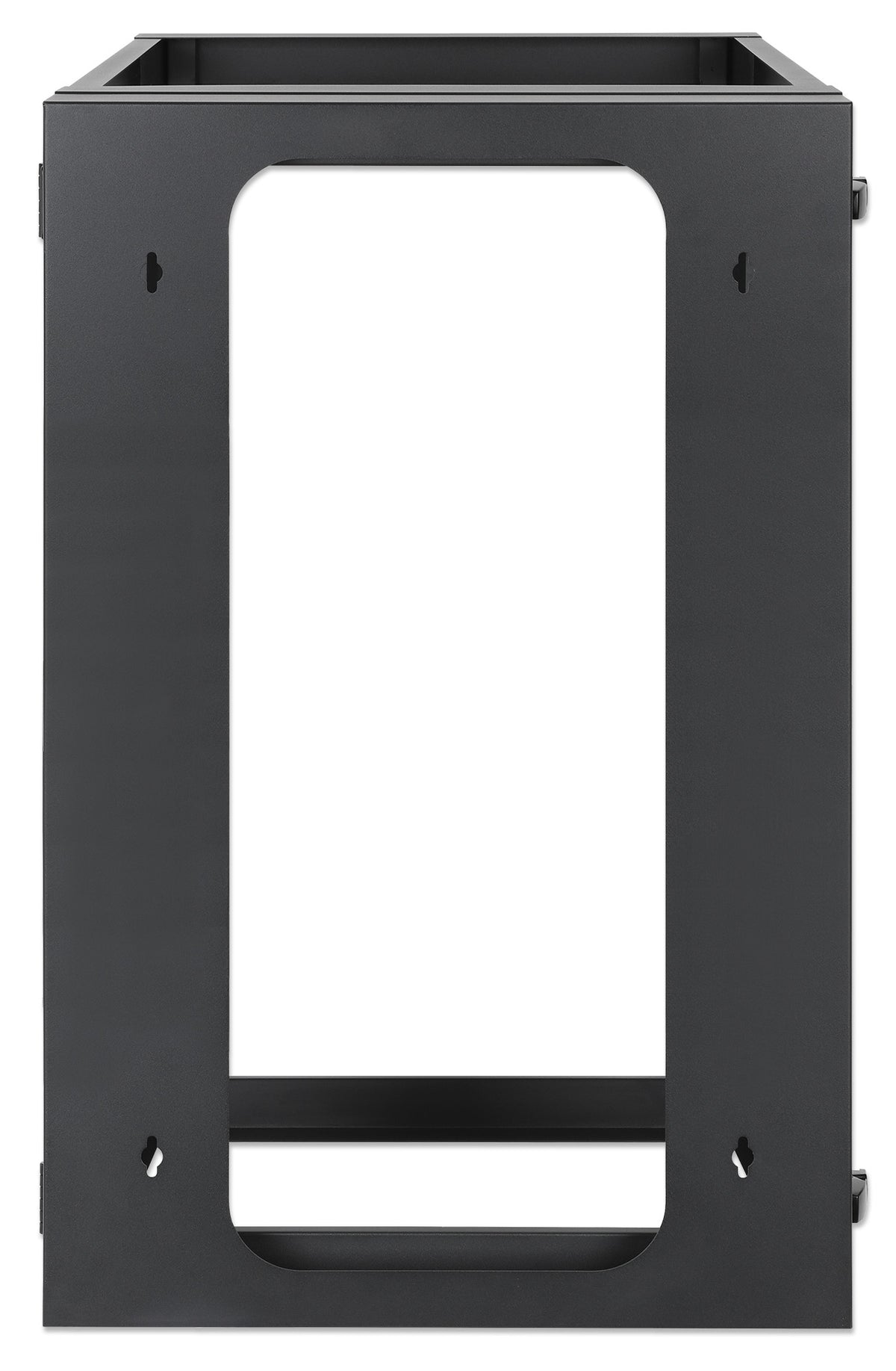 19" Wall Mount 4-Post Open Frame Network Rack, 15U Image 5
