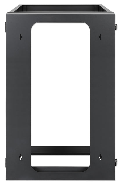 19" Wall Mount 4-Post Open Frame Network Rack, 15U Image 5