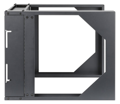 6U 19" Wall Mount 2-Post Open Frame Network Rack, Black Image 4