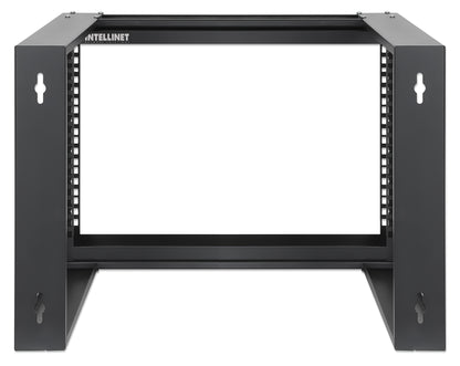 6U 19" Wall Mount 2-Post Open Frame Network Rack, Black Image 5