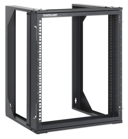 19" Wall Mount 2-Post Open Frame Network Rack, 12U Image 2