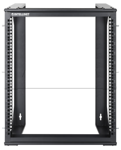19" Wall Mount 2-Post Open Frame Network Rack, 12U Image 3