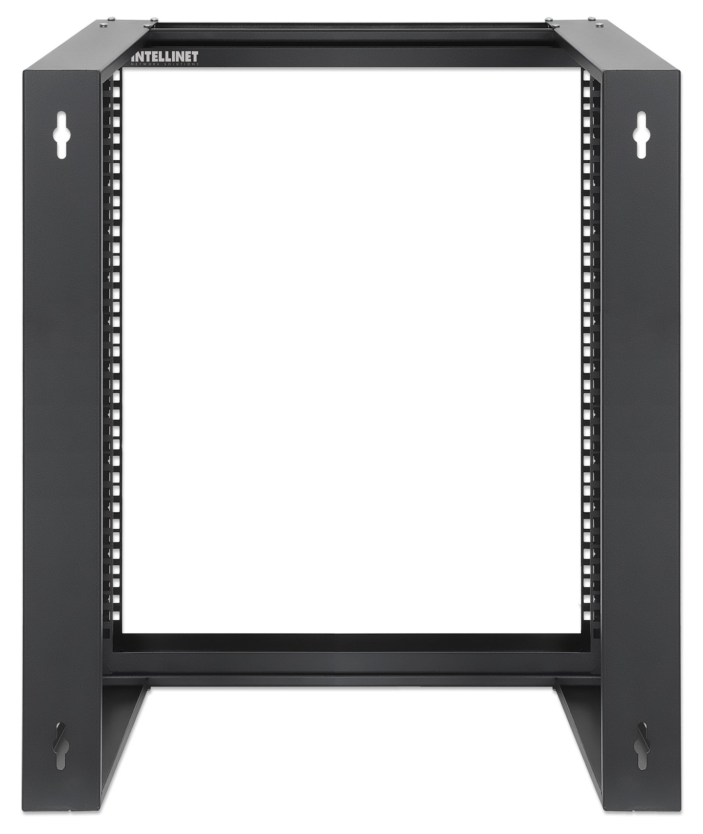 19" Wall Mount 2-Post Open Frame Network Rack, 12U Image 5