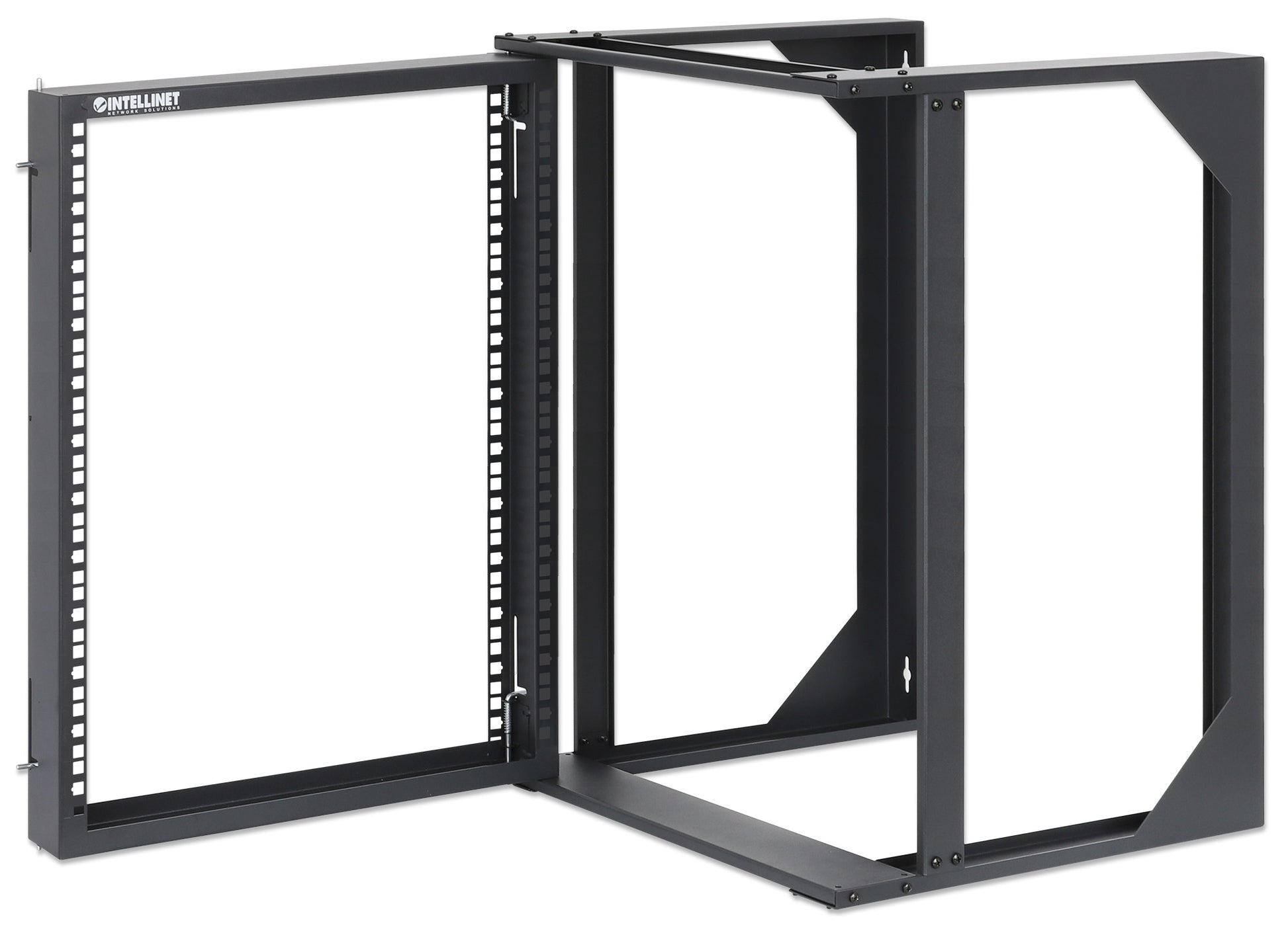 19" Wall Mount 2-Post Open Frame Network Rack, 12U Image 6