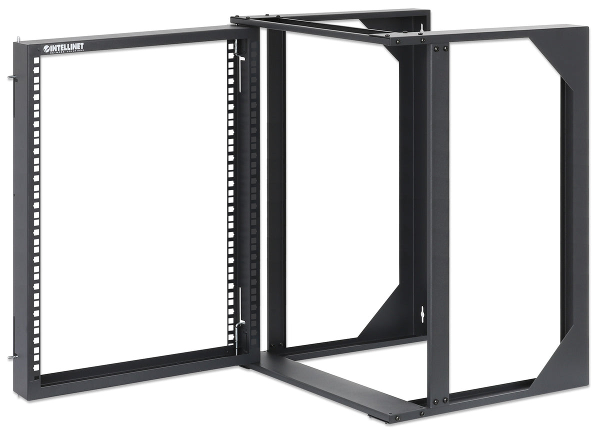 19" Wall Mount 2-Post Open Frame Network Rack, 12U Image 6