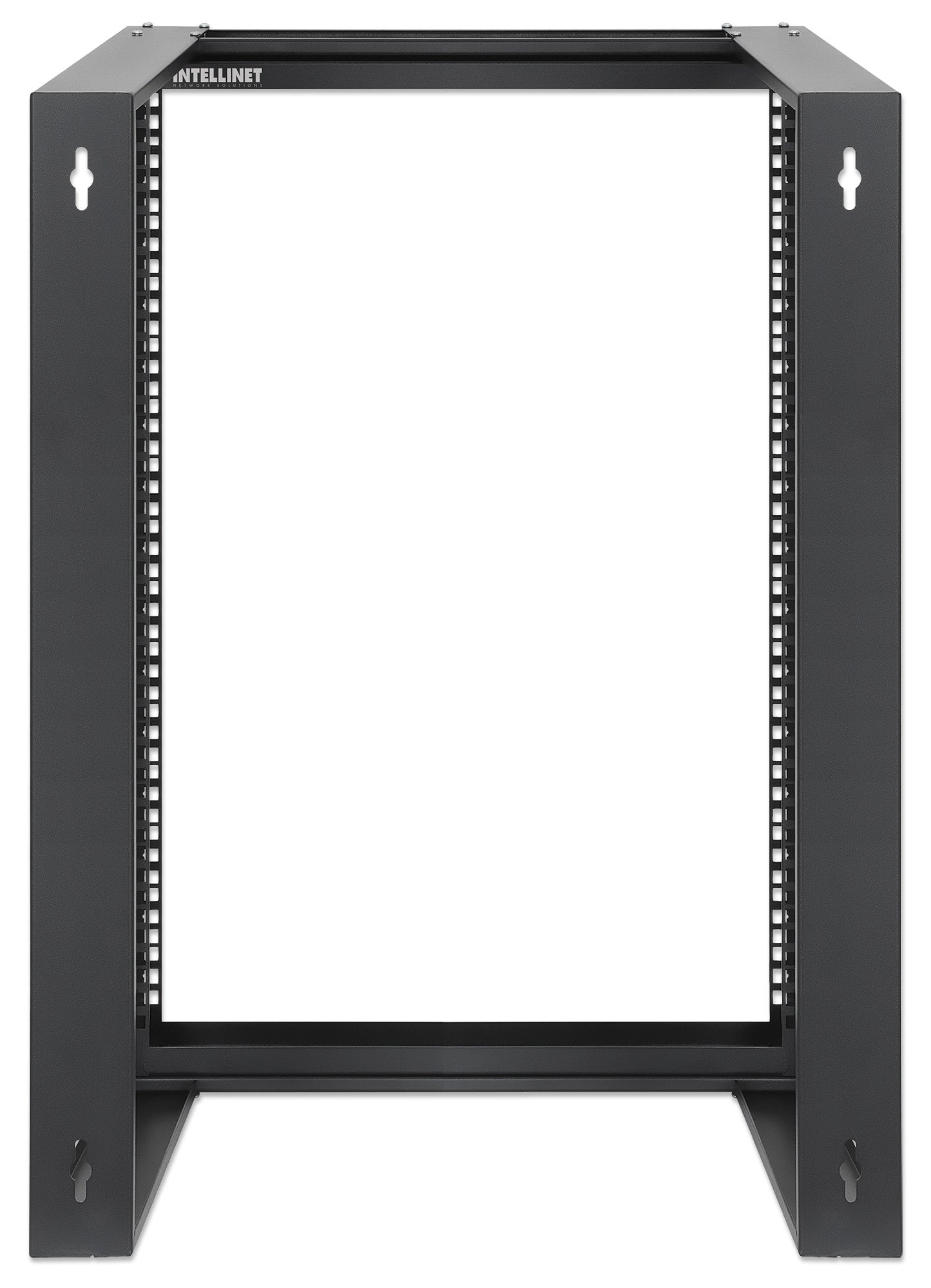 19" Wall Mount 2-Post Open Frame Network Rack, 15U Image 5