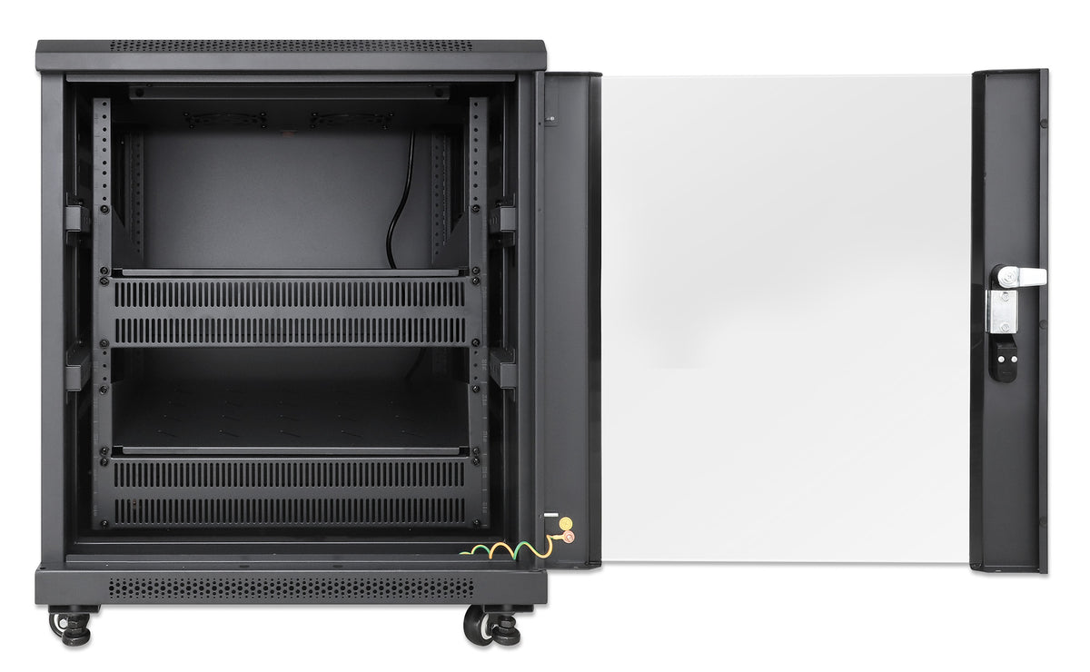 Pro Line Network Cabinet with Integrated Fans, 12U Image 4