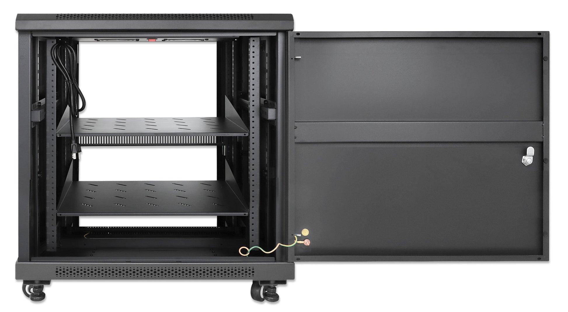 Pro Line Network Cabinet with Integrated Fans, 12U Image 7