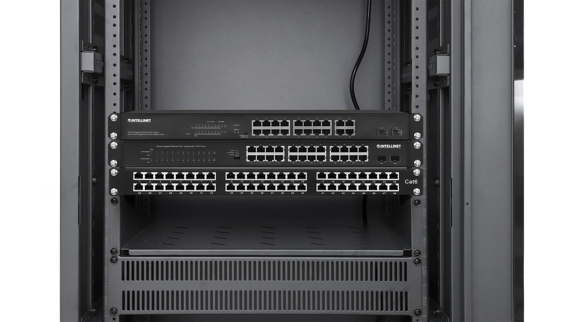 Pro Line Network Cabinet with Integrated Fans, 12U Image 9