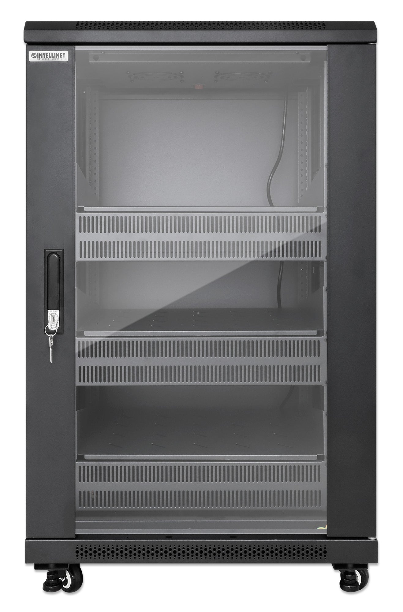 Pro Line Network Cabinet with Integrated Fans, 18U Image 3