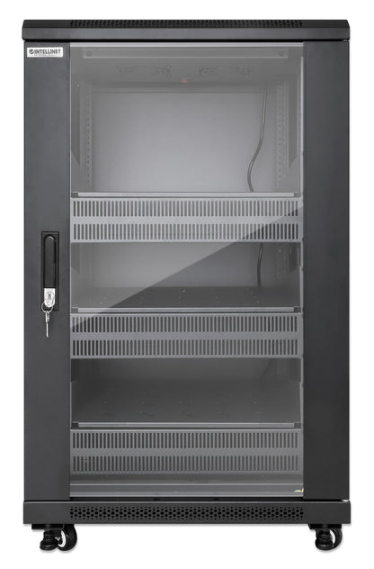 Pro Line Network Cabinet with Integrated Fans, 18U Image 3