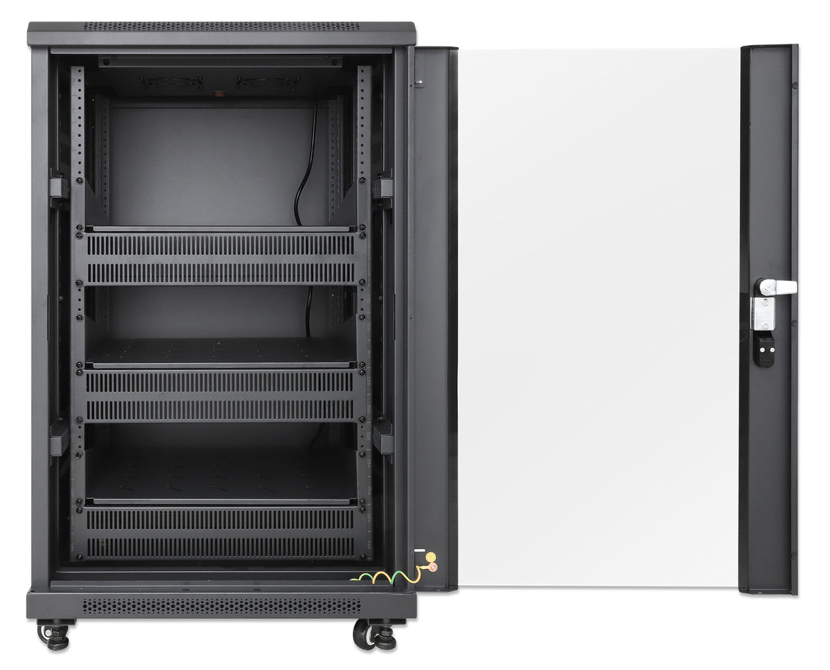 Pro Line Network Cabinet with Integrated Fans, 18U Image 4