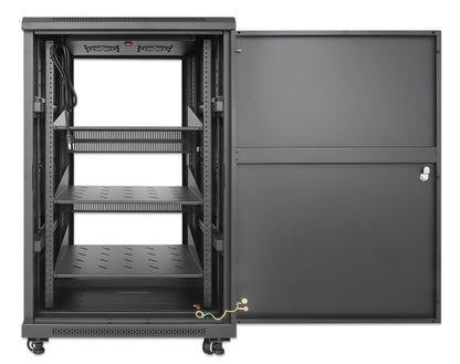 Pro Line Network Cabinet with Integrated Fans, 18U Image 7