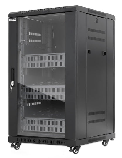 Pro Line Network Cabinet with Integrated Fans, 18U Image 1