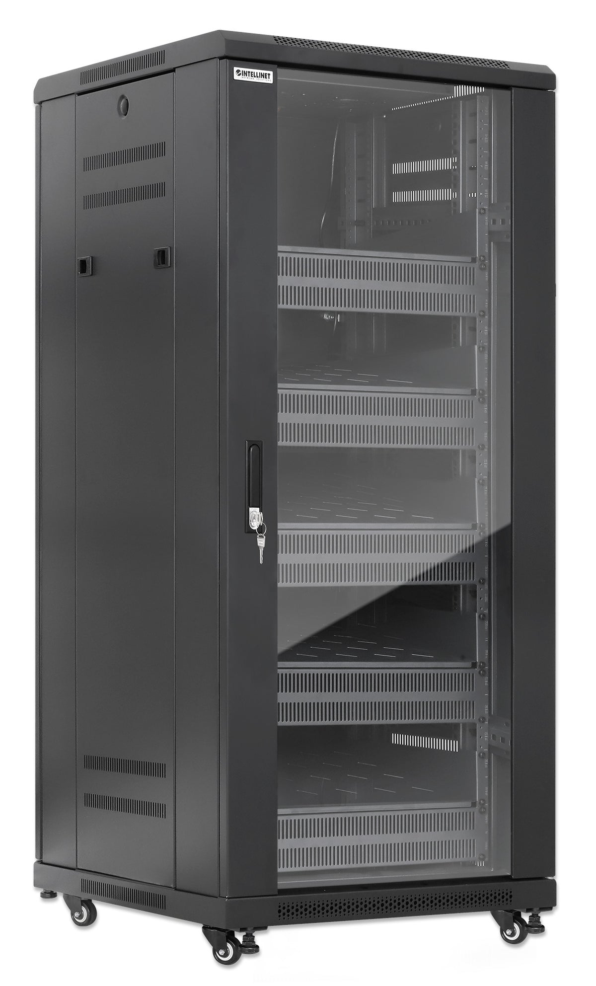 Pro Line Network Cabinet with Integrated Fans, 27U Image 2