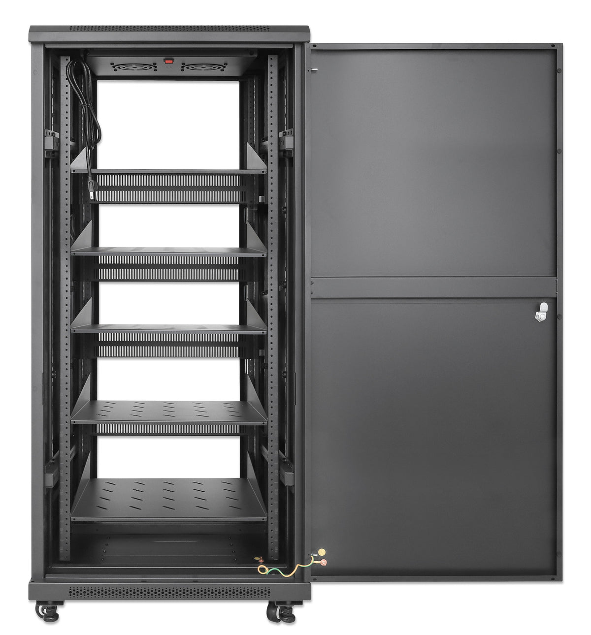 Pro Line Network Cabinet with Integrated Fans, 27U Image 7