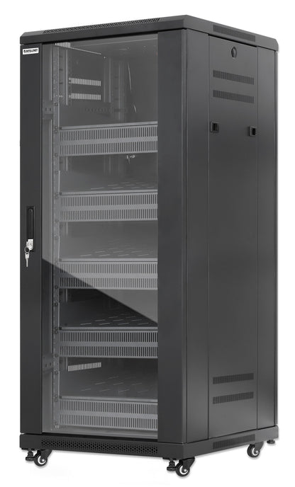 Pro Line Network Cabinet with Integrated Fans, 27U Image 1