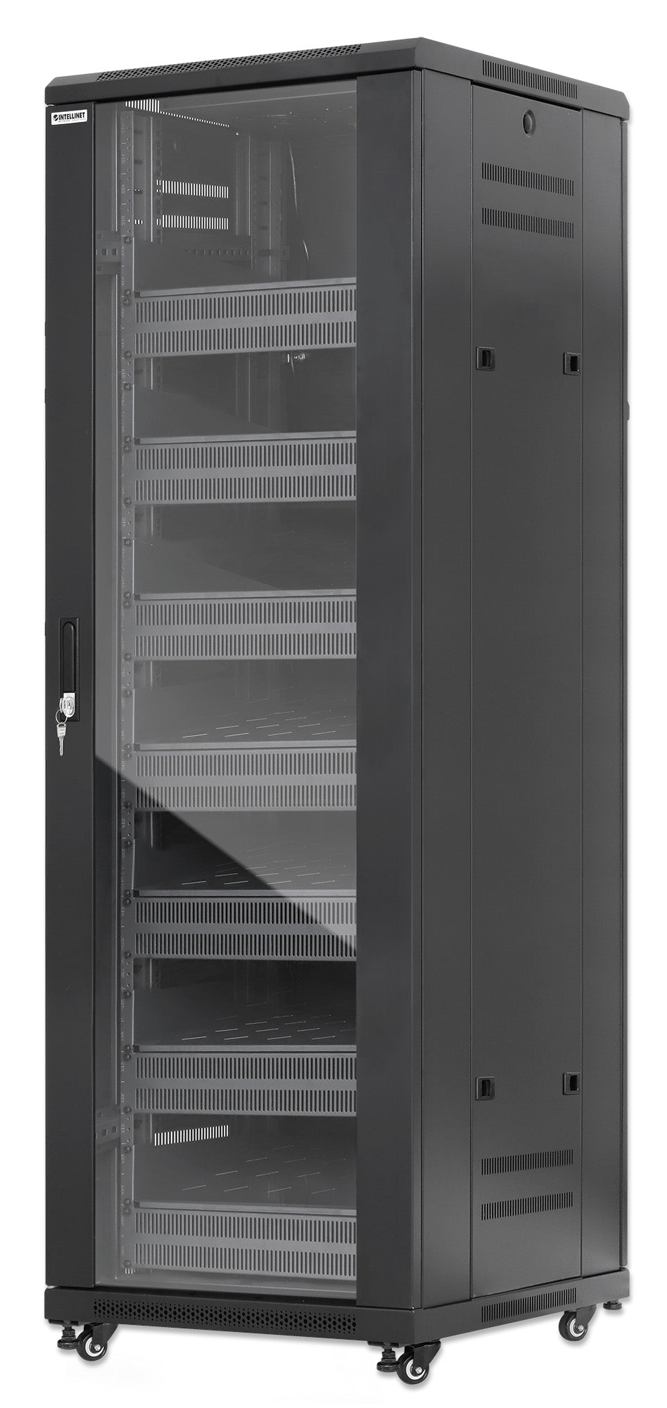 Pro Line Network Cabinet with Integrated Fans, 38U Image 1