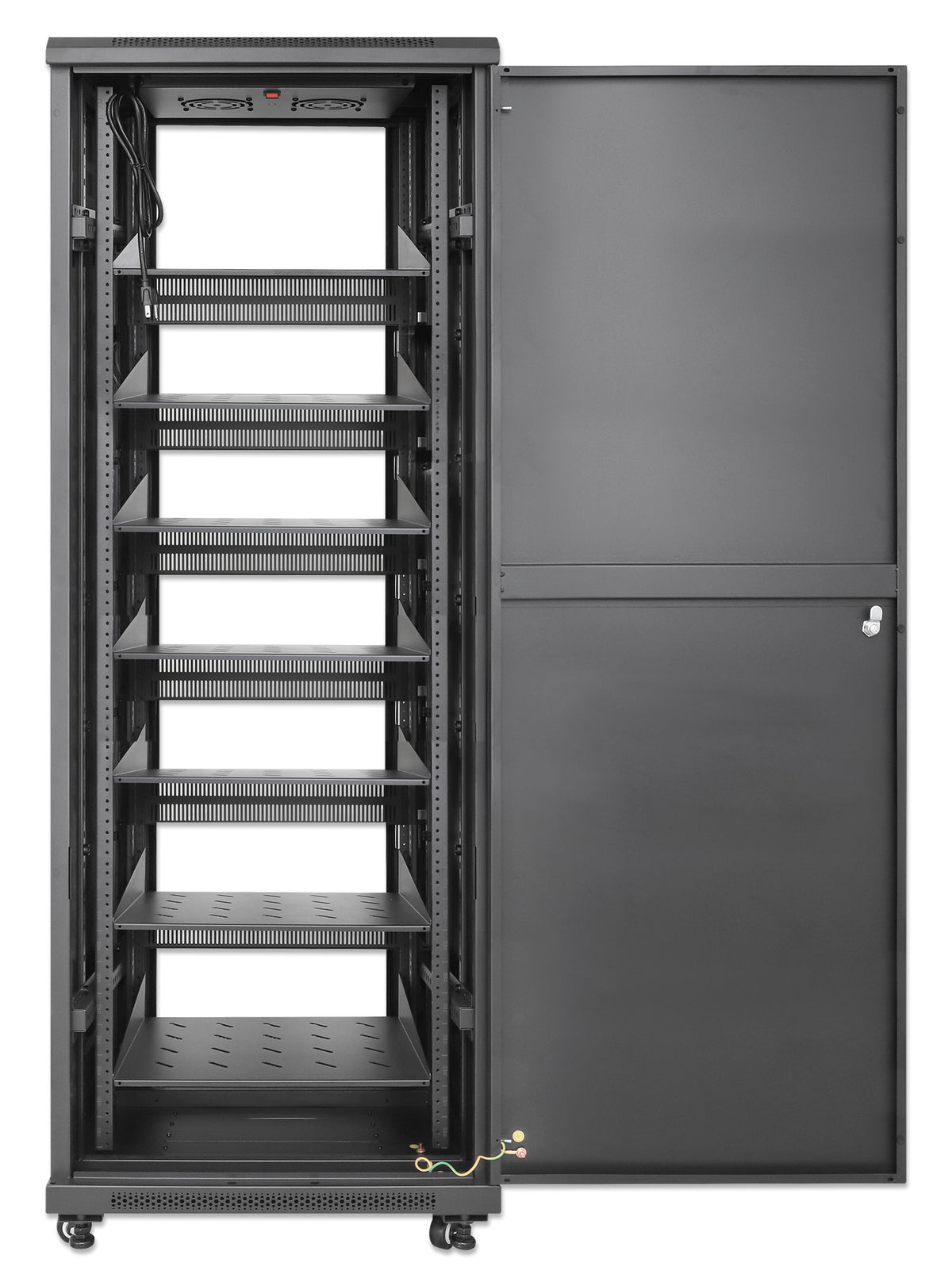 Pro Line Network Cabinet with Integrated Fans, 38U Image 7
